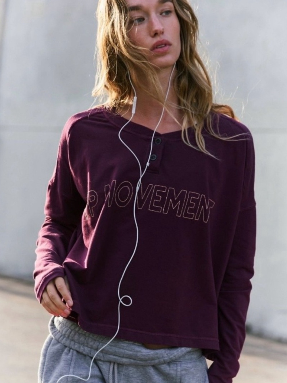 Free People Movement Now Or Never Layer NWT S